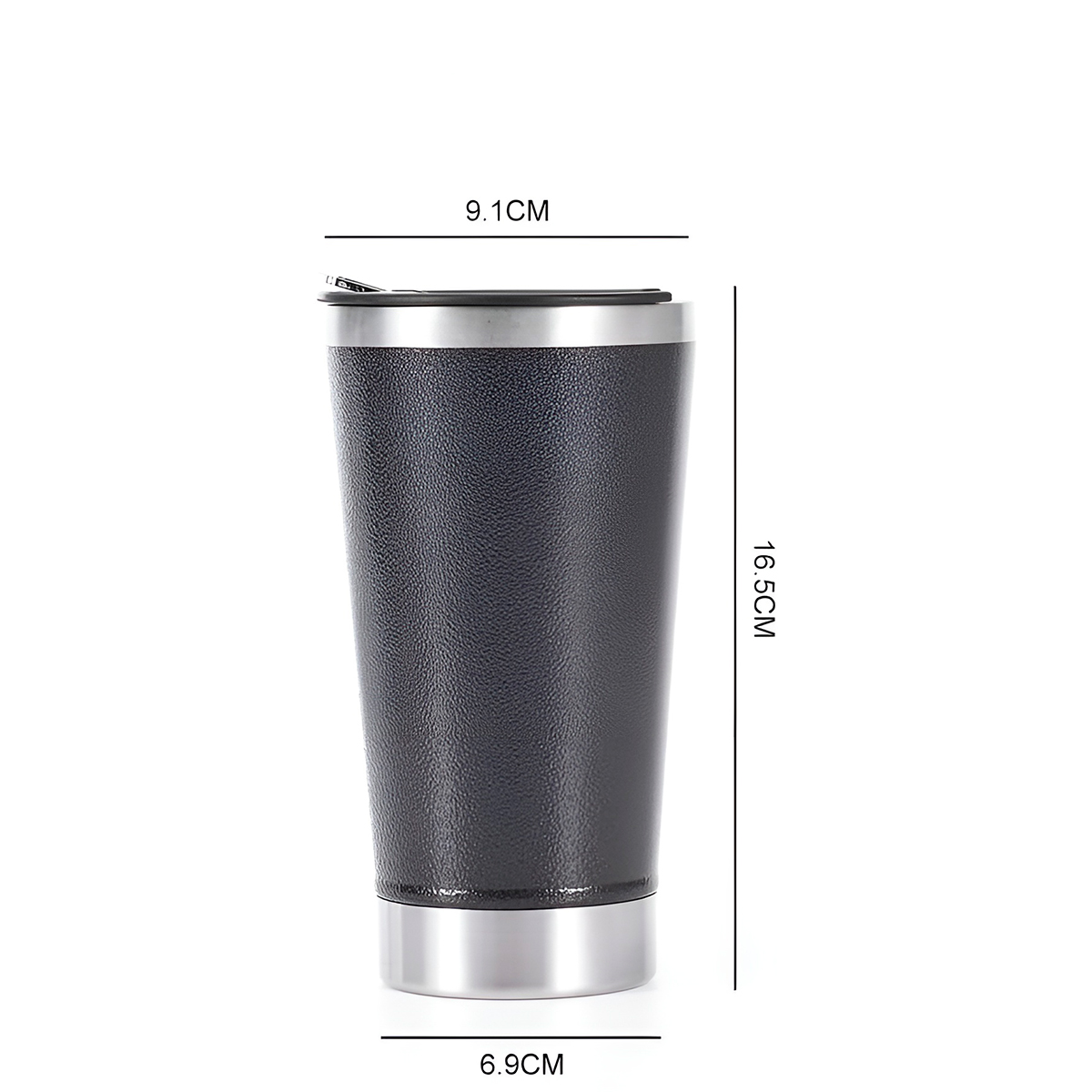 Copo Térmico Cerveja Café Aço 473ml Abridor Cor:vermelho — imagem 6