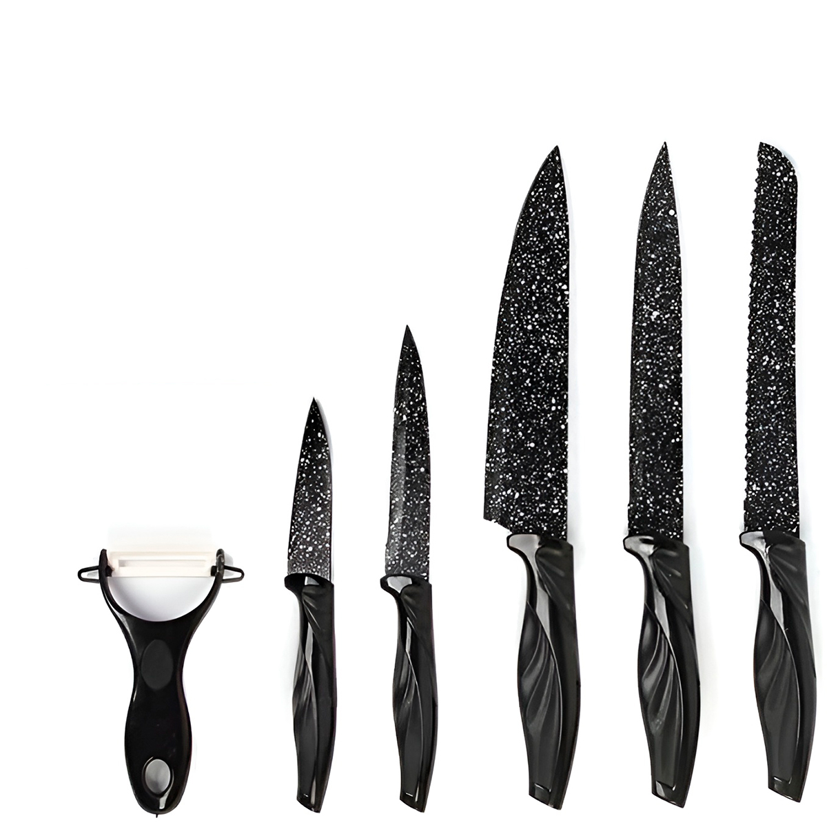 Conjunto Facas Descascador 6 Peças Utensílios Cozinha — imagem 5