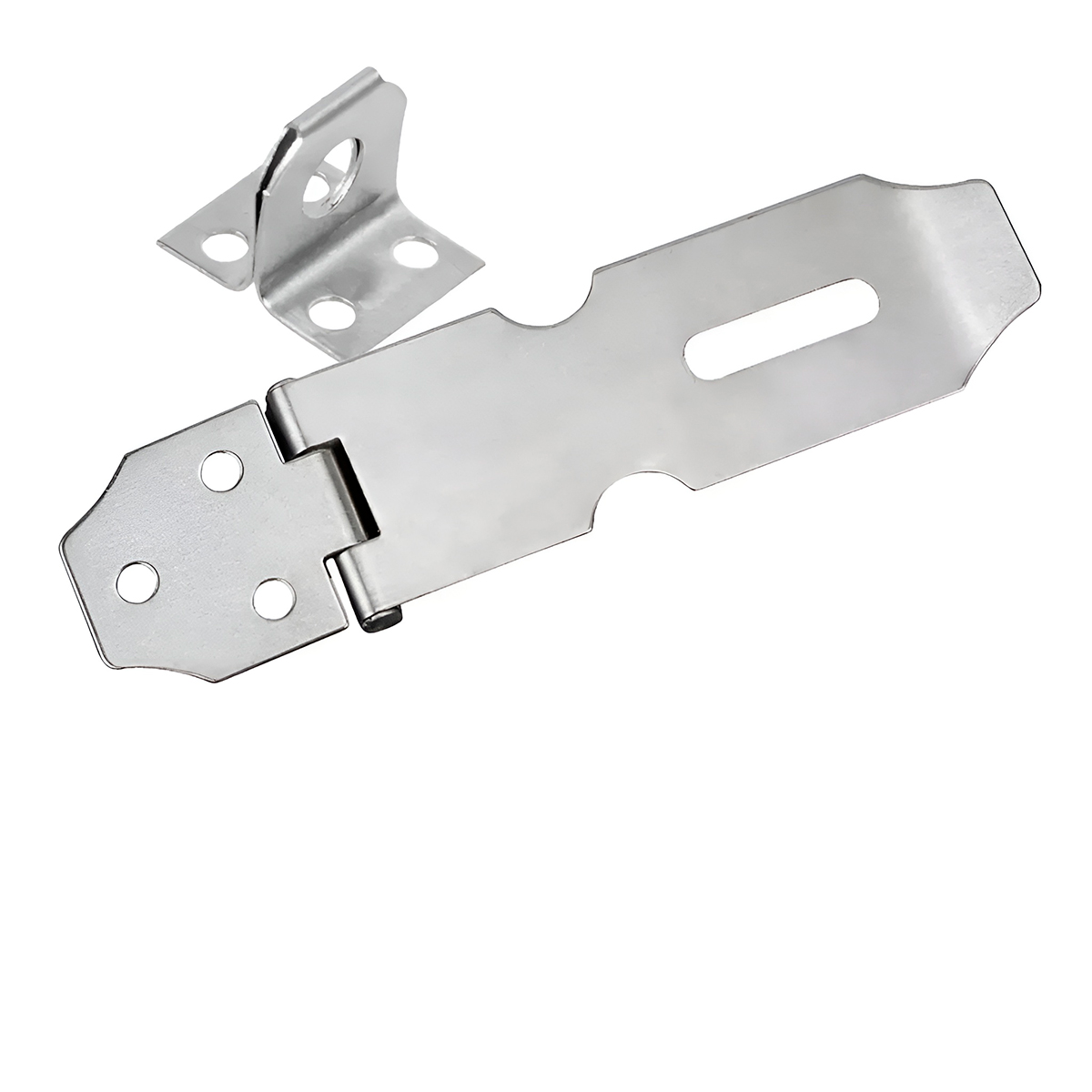 Dobradiça Porta Cadeado Trinco Aço Inox Ferramenta — imagem 2