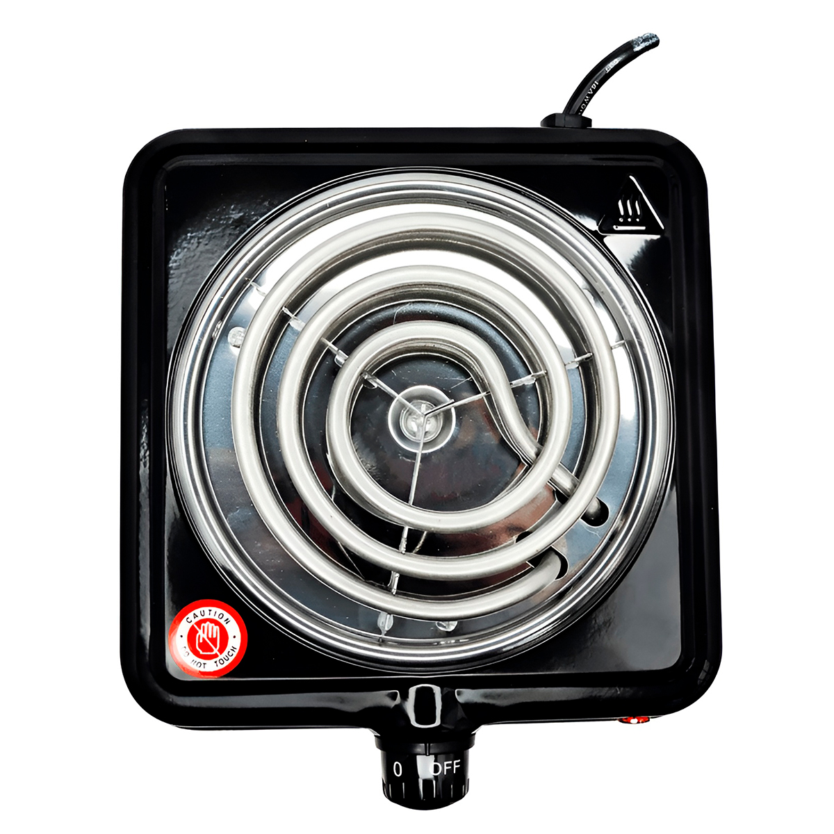 Fogão Fogareiro Elétrico Preto Portátil 220v 1 Boca Camping — imagem 2