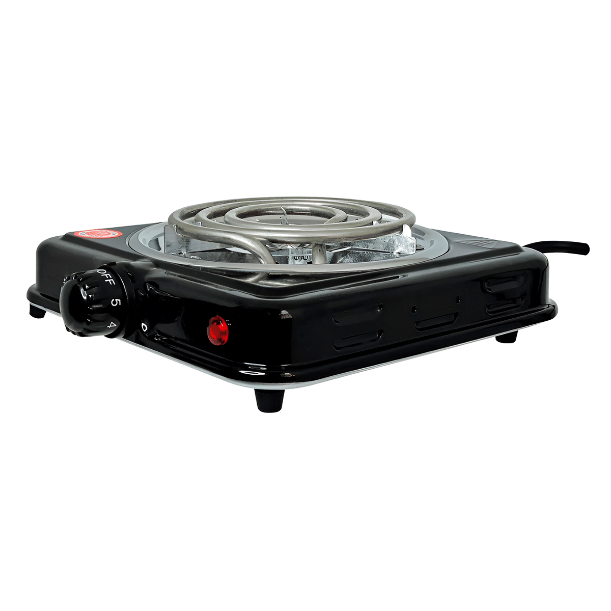 Fogão Fogareiro Elétrico Preto Portátil 220v 1 Boca Camping — imagem 5