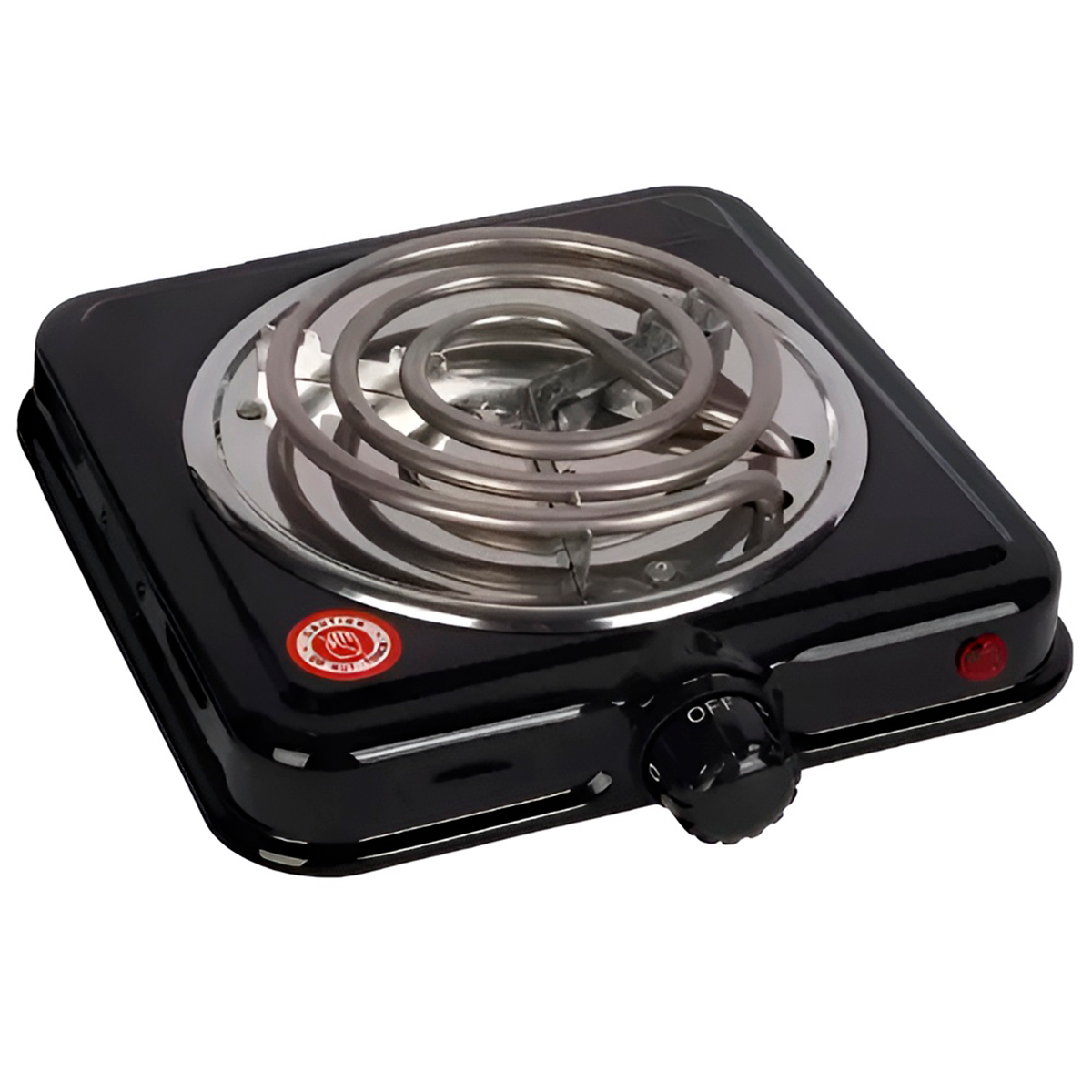 Fogão Fogareiro Elétrico Preto Portátil 220v 1 Boca Camping — imagem 6