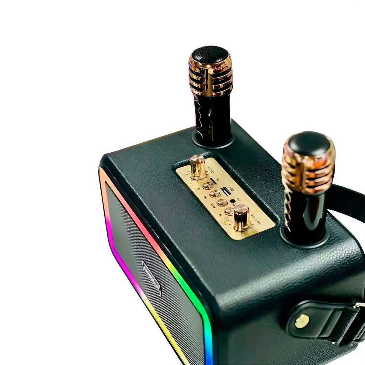 Caixa De Som Karaokê Microfone áudio Bluetooth Potente — imagem 5