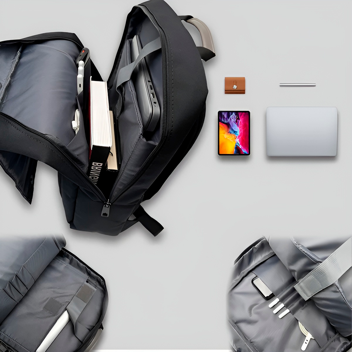 Mochila Impermeável Notebook Passeio Viagem Escritório — imagem 2