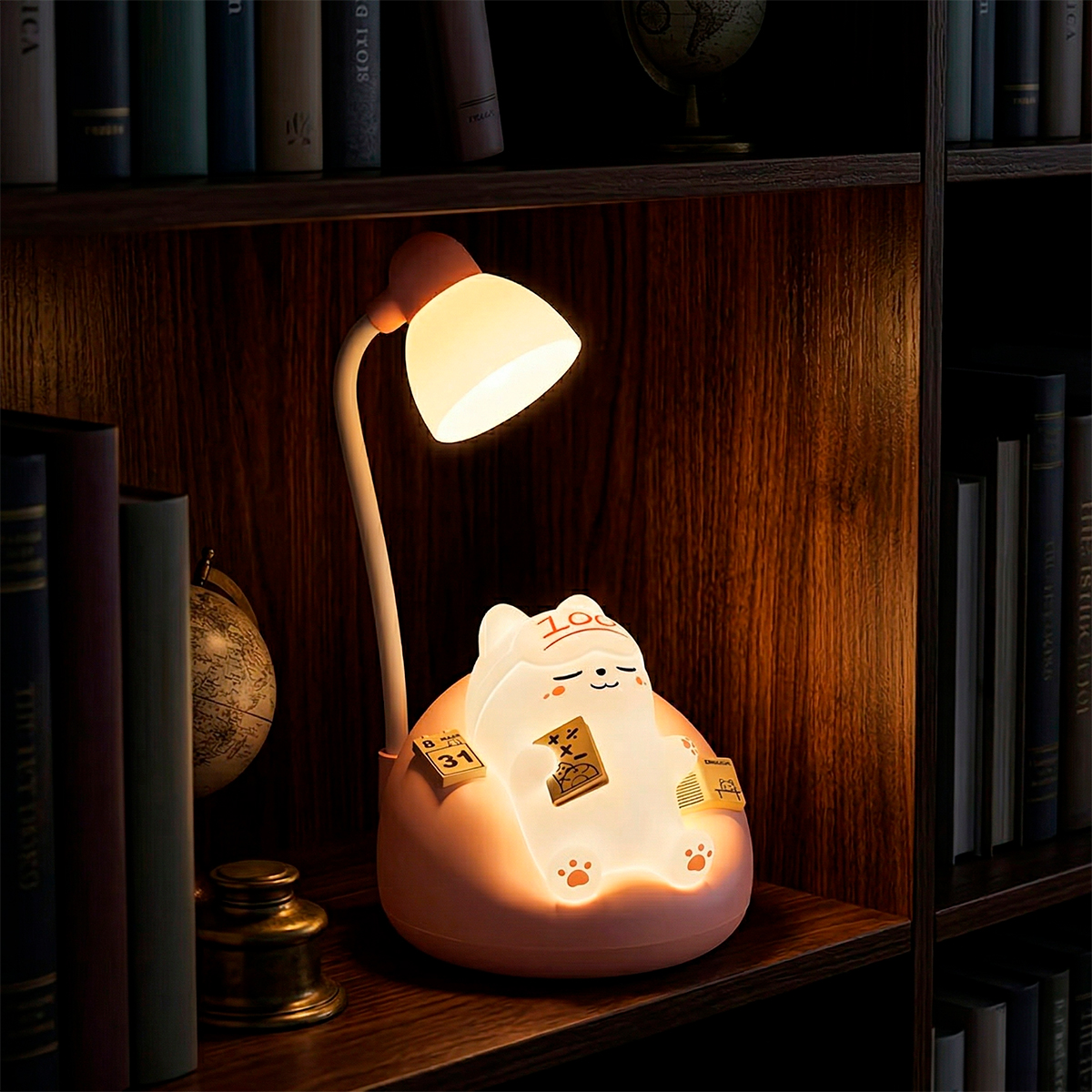 Luminária Led Gatinho Decoração Iluminação Quarto Sala — imagem 4