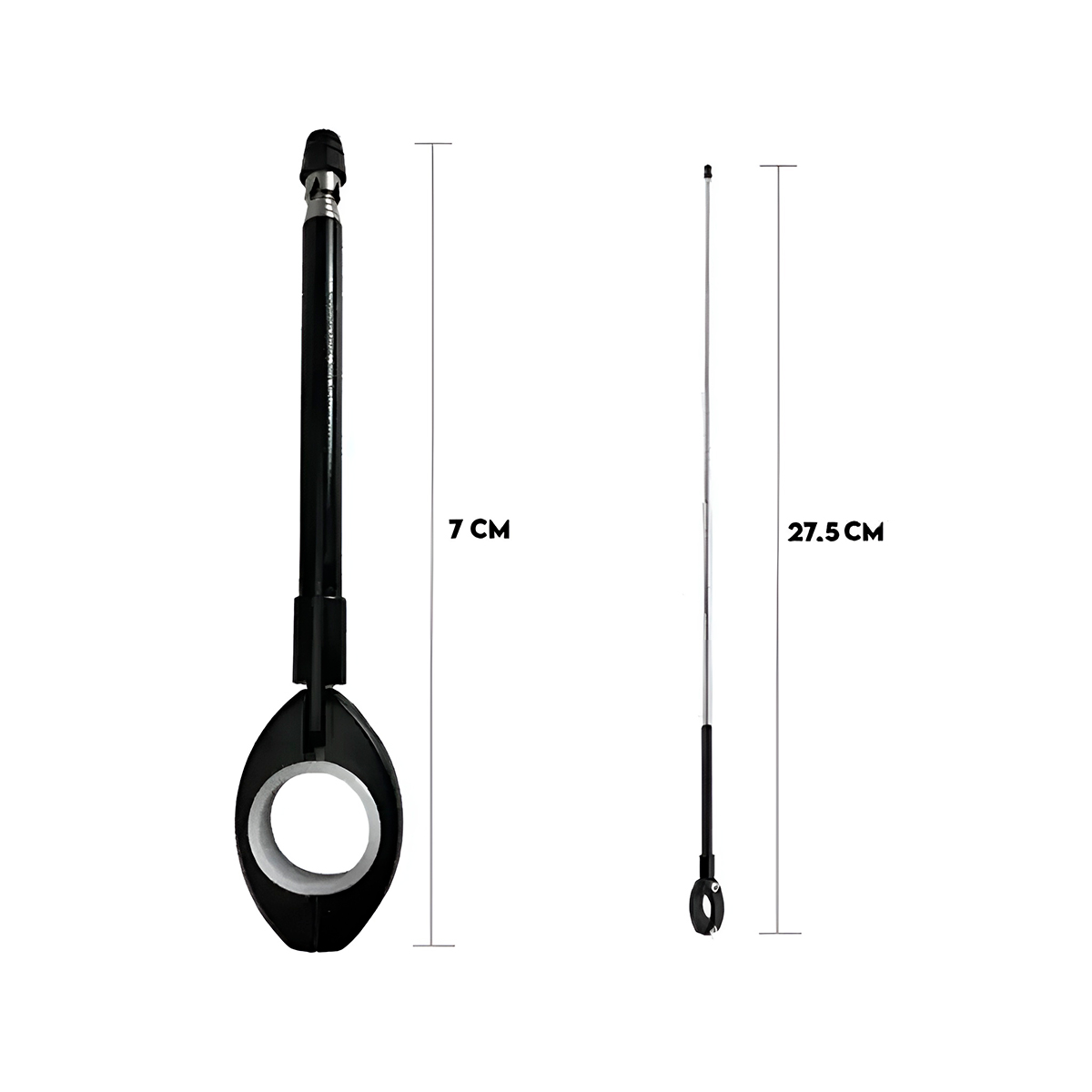 Antena Para Motocicleta Corta Pipa Guidão Utilidade — imagem 1