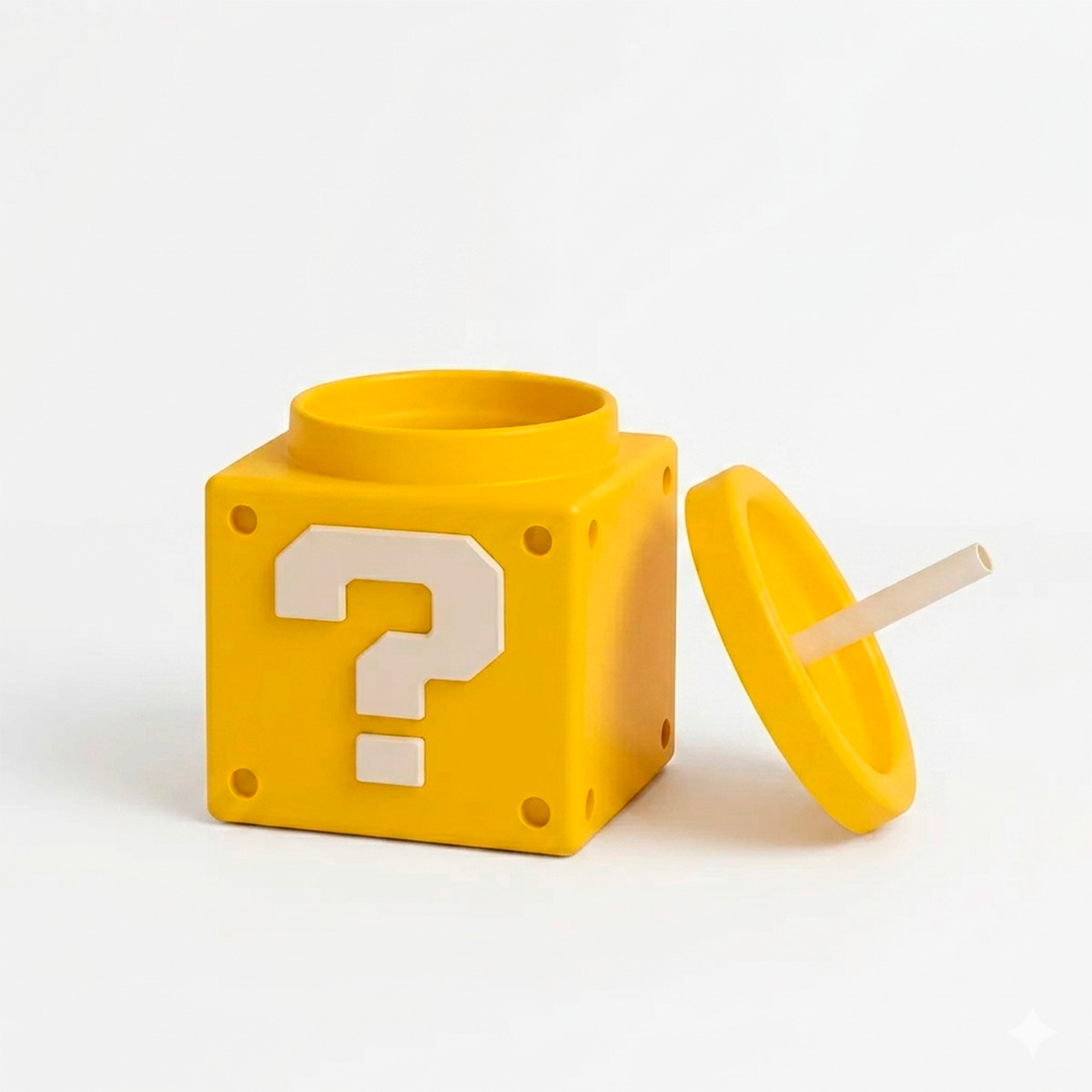 Copo Infantil Divertido Cubo Surpresa Desenho Com Tampa — imagem 4