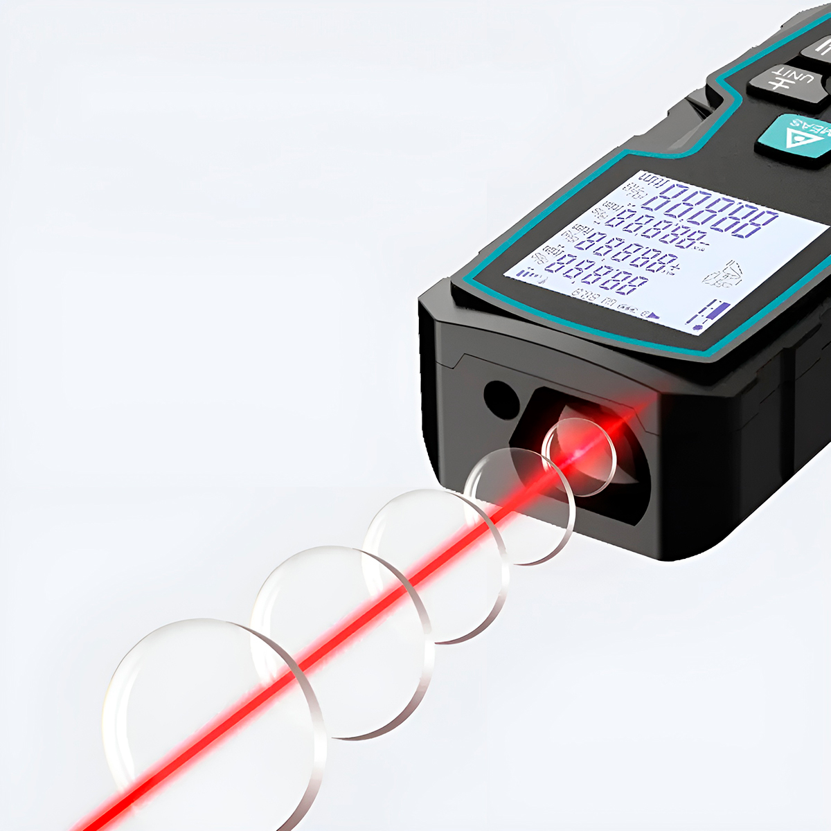 Trena Digital Medidor Laser Distância Ferramenta Precisão — imagem 2