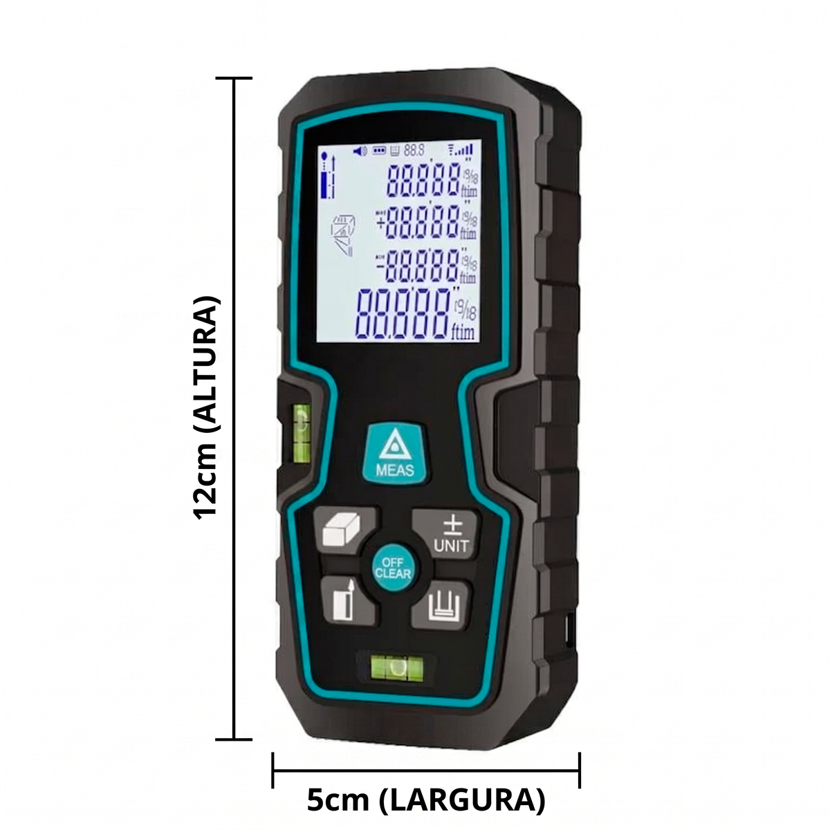 Trena Digital Medidor Laser Distância Ferramenta Precisão — imagem 4