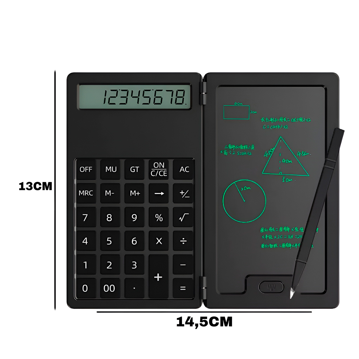 Calculadora Científica Digital Portátil Bloco De Notas — imagem 3