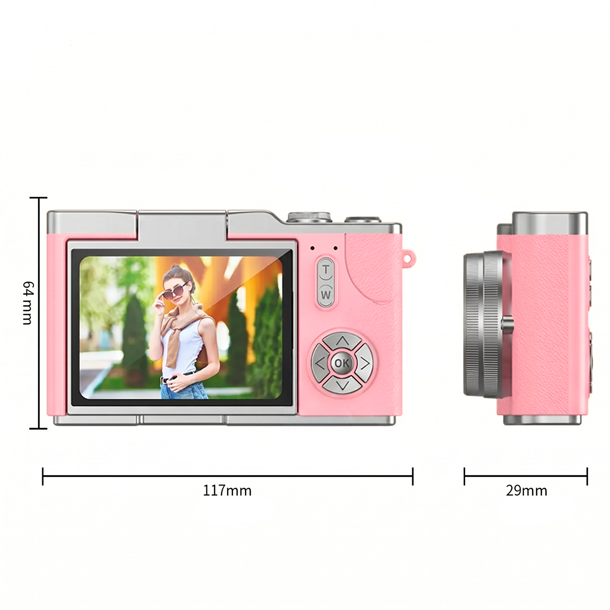 Câmera Fotográfica Digital 4k Tela Flip — imagem 4