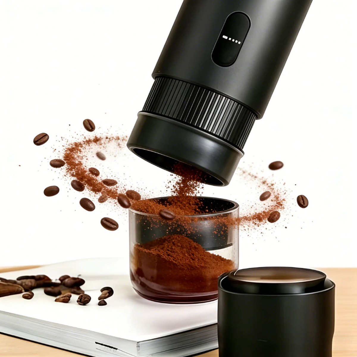 Mini Máquina De Café Portátil Recarregável Pó Cápsulas — imagem 1
