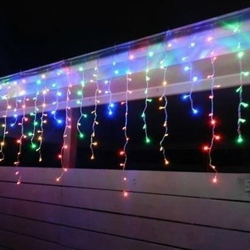 Cascata Com 300 Lampadas De Led - Pisca Pisca Colorido Natal — imagem 1