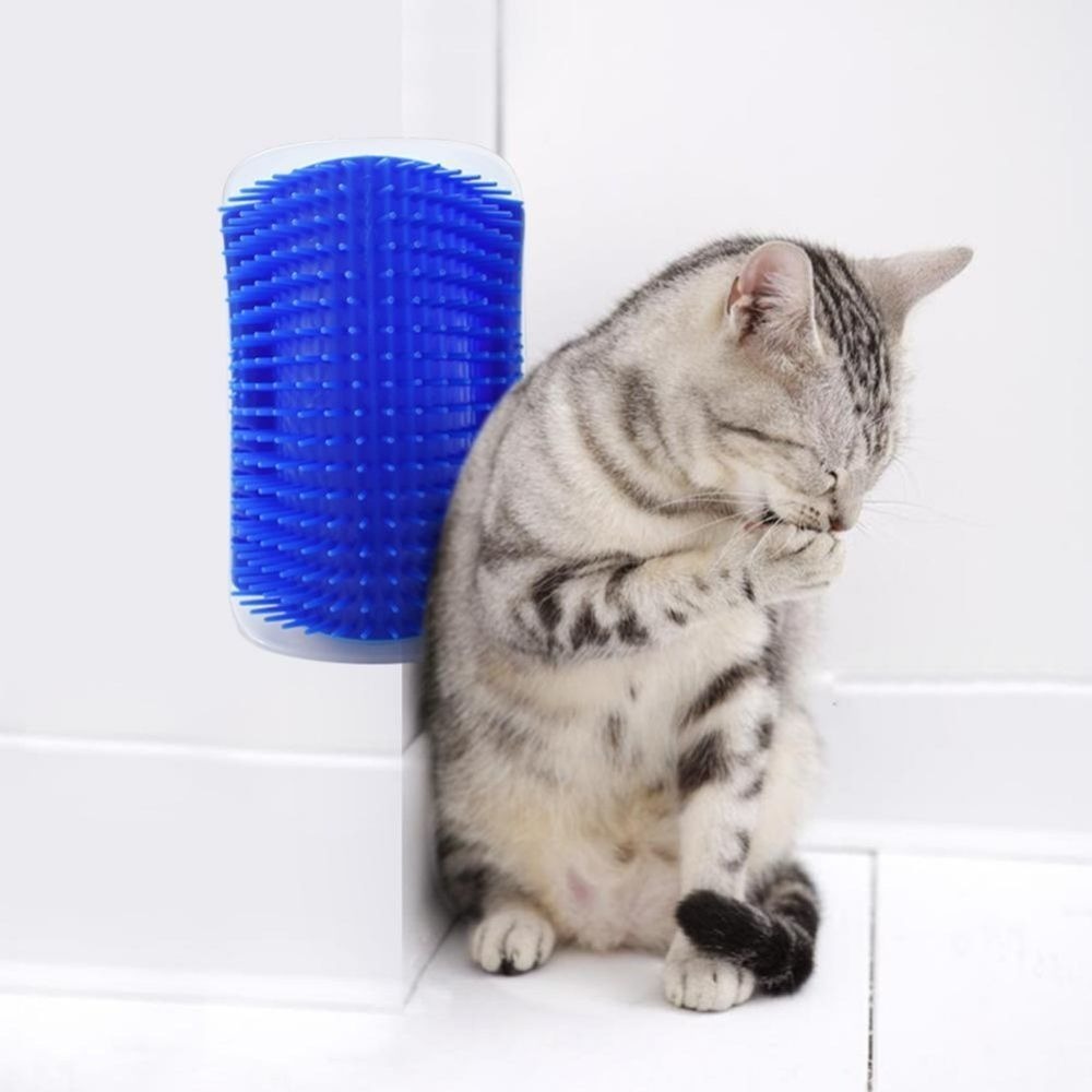 Escova De Parede Para Massagem E Tira Pelos Gatos - Petshop — imagem 1
