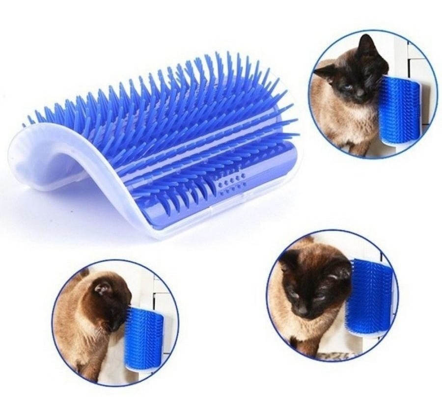 Escova De Parede Para Massagem E Tira Pelos Gatos - Petshop — imagem 2