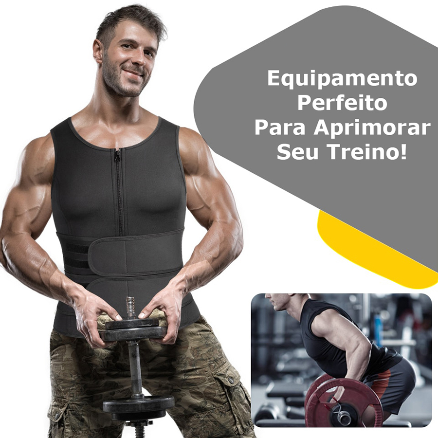 Regata Cinta Modeladora Termica Abdominal Masculina Tam:xxl — imagem 2
