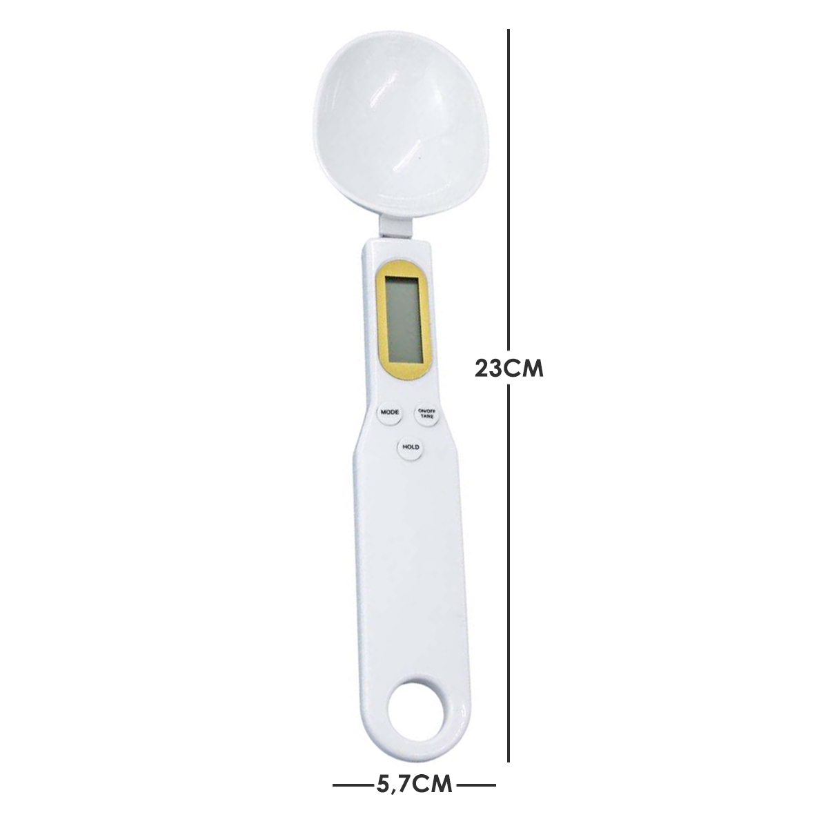 Colher Balança Digital Medidora Dosador Receitas Cor:branco — imagem 4