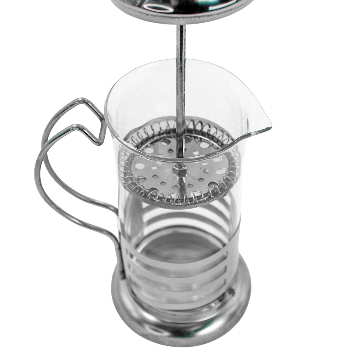 Cafeteira Prensa Francesa Infusor Vidro E Aço Inox 350ml — imagem 5