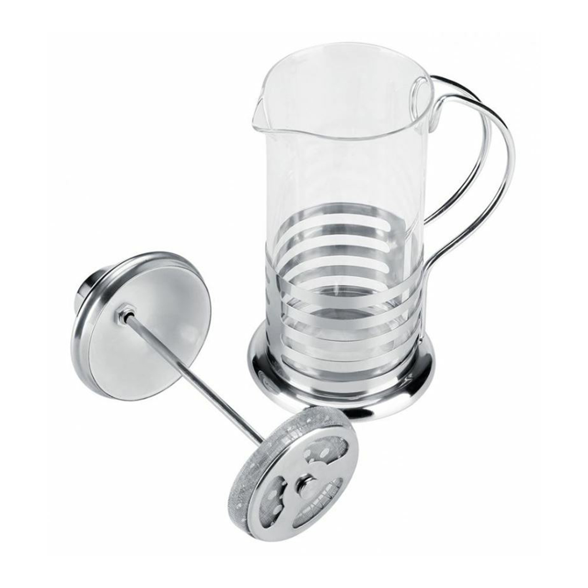Cafeteira Prensa Francesa Infusor Vidro E Aço Inox 350ml — imagem 3