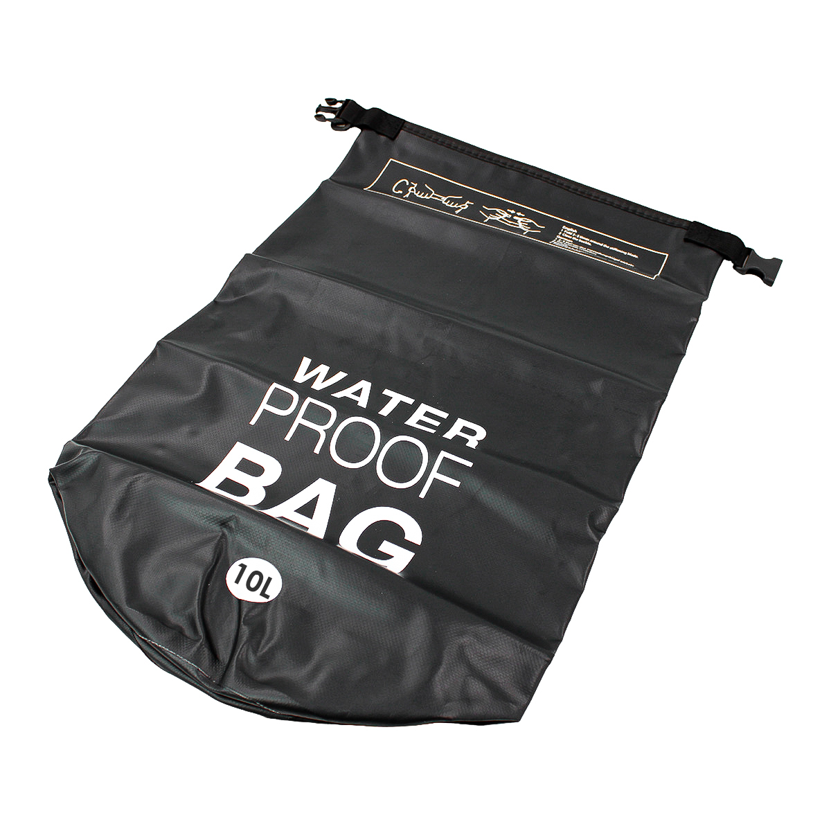 Bolsa Mochila Impermeavel Saco 10 Litros Camping Cor:preto — imagem 1