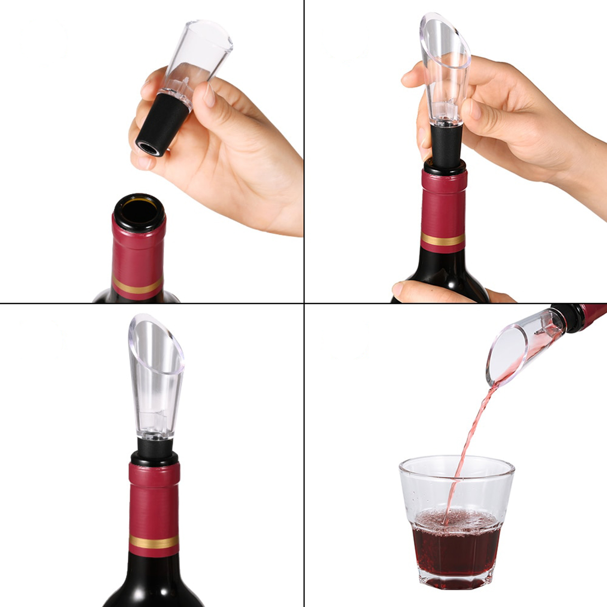 Decantador Bico Aerador Dosador Para Garrafa De Vinho — imagem 1