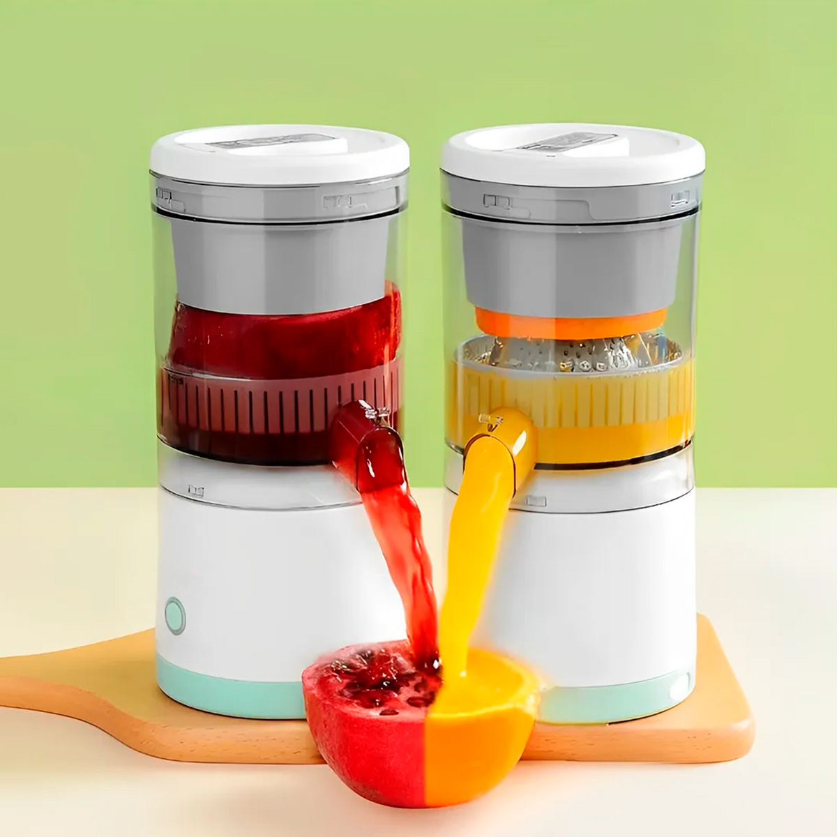 Espremedor De Frutas Portátil Usb - Verde — imagem 1
