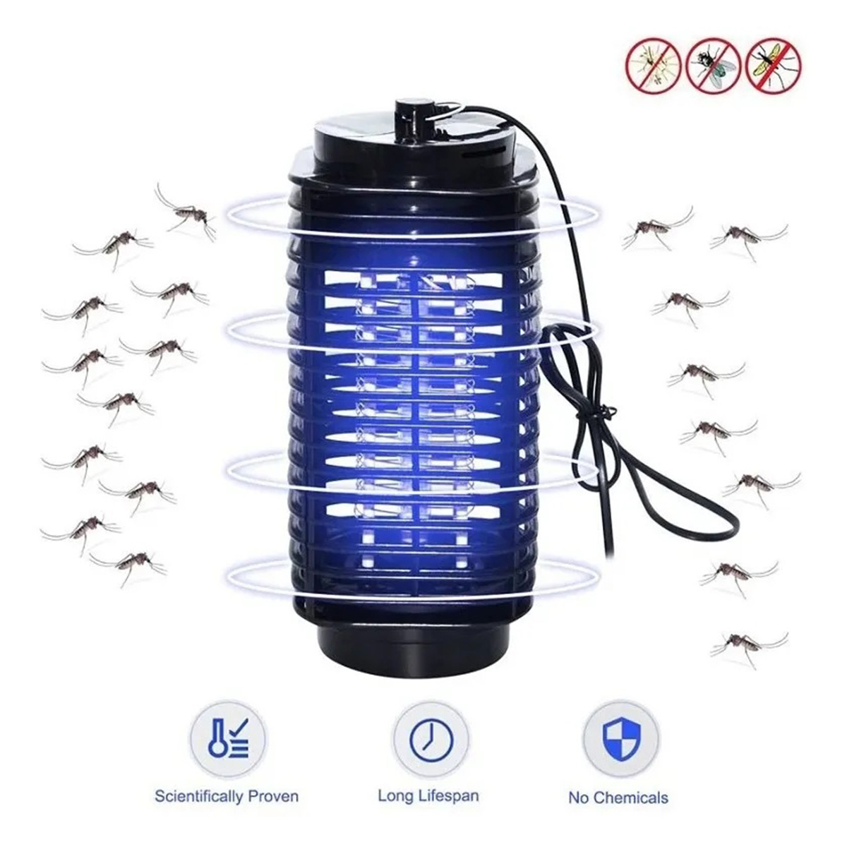 Armadilha Mata Mosquito Choque Eletrico 110v — imagem 1