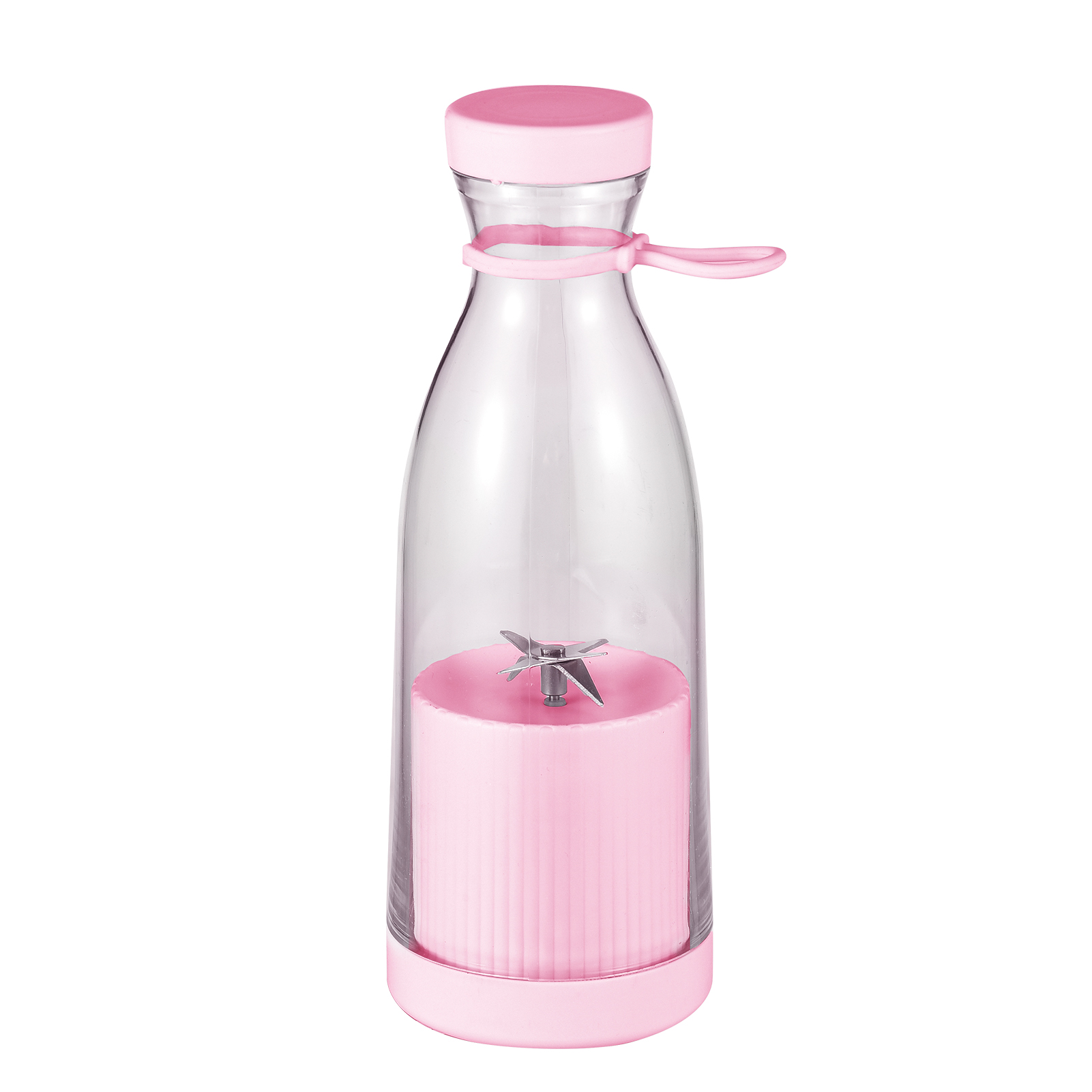 Mini Liquidificador Portatil Garrafa Shake Suco Juice Cup Usb Cor:rosa — imagem 1