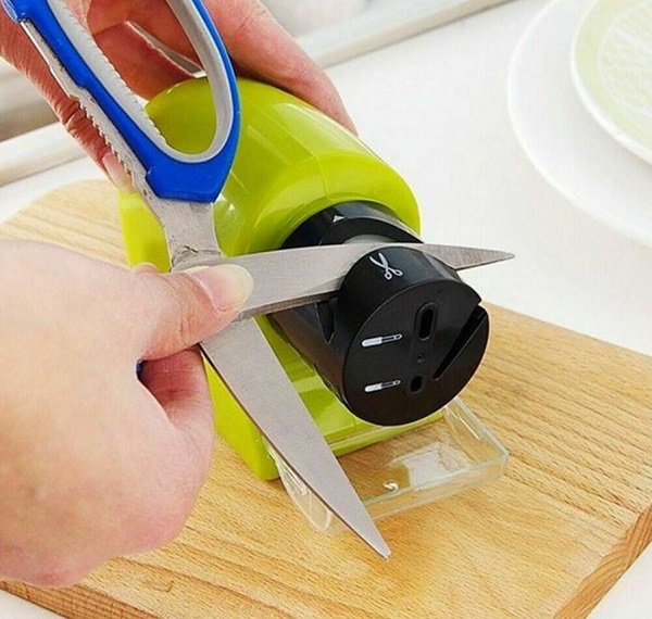 Amolador Portatil Afiador Facas Tesouras Ferramentas Manual — imagem 2