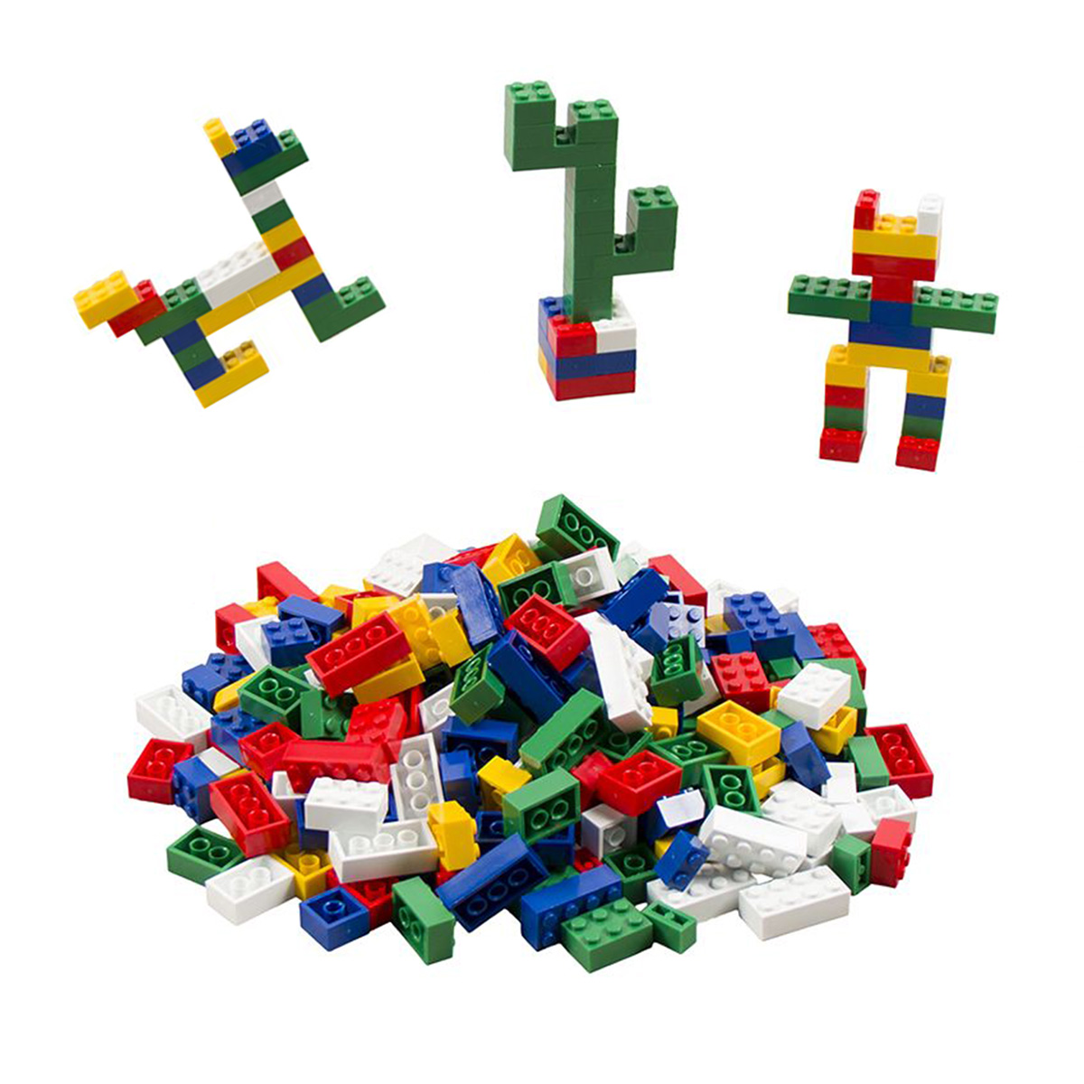 Brinquedo De Montar Interativo Plastico Blocos Infantil — imagem 2
