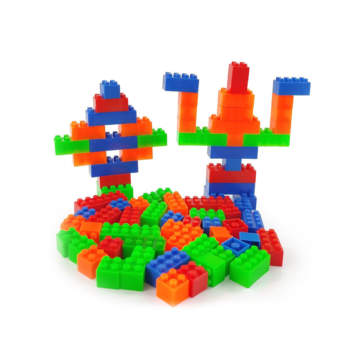 Brinquedo De Montar Interativo Plastico Blocos Infantil — imagem 4