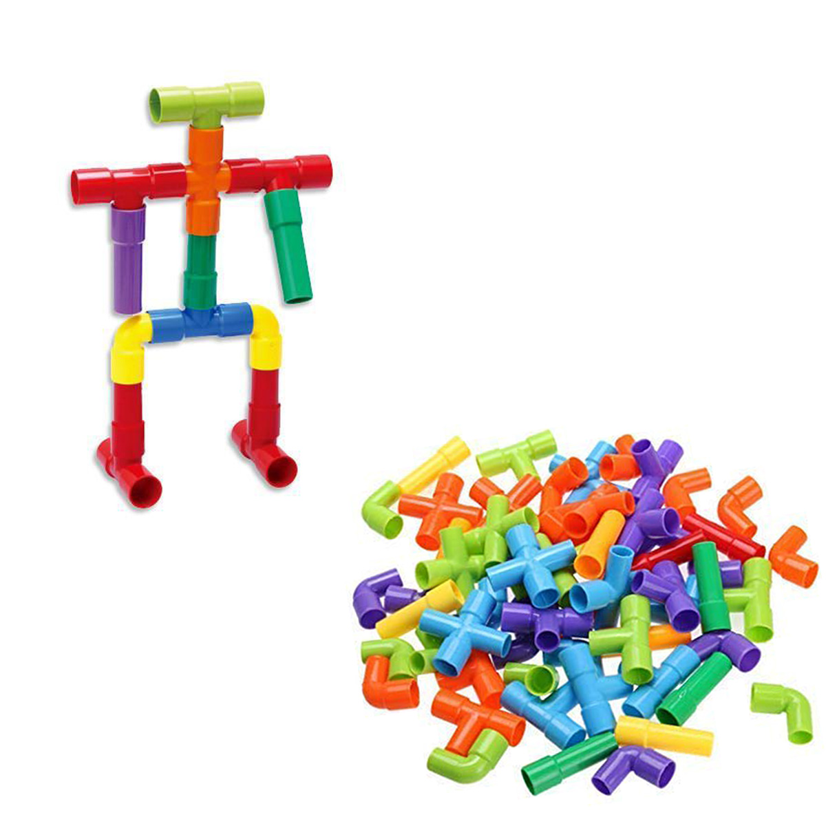 Brinquedo De Montar Interativo Blocos Infantil Colorido — imagem 1