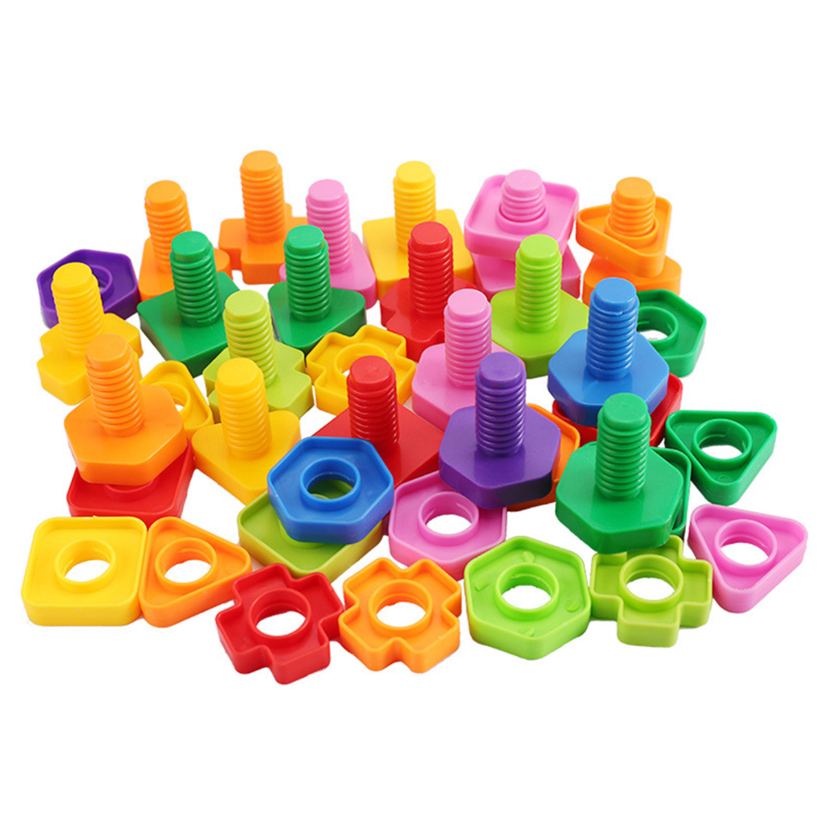 Brinquedo Blocos De Montar Formas Parafuso - Para Encaixar — imagem 2