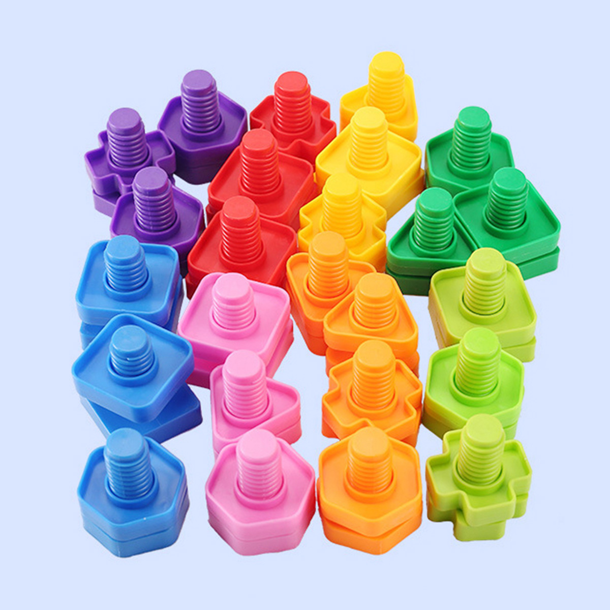 Brinquedo Blocos De Montar Formas Parafuso - Para Encaixar — imagem 3