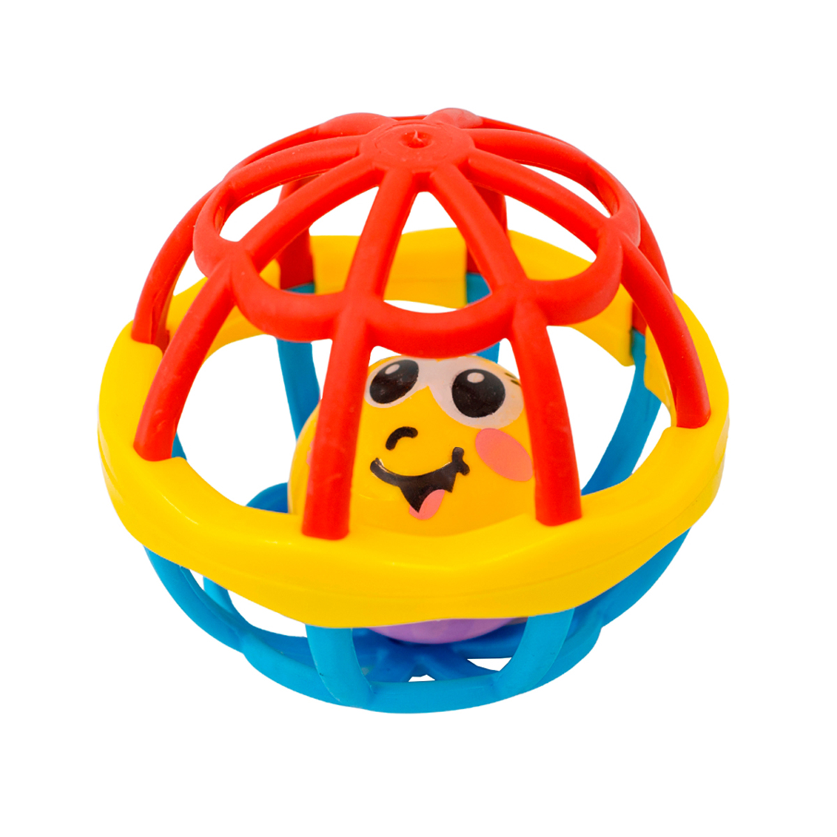 Brinquedo Bebes Chocalho Baby Macio Divertido Bola Mordedor — imagem 4
