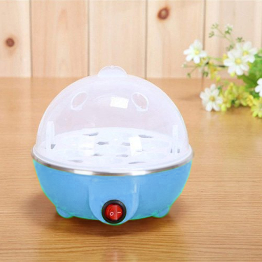 Cozedor Eletrico A Vapor Ovos Egg Cooker Cor:azul — imagem 3