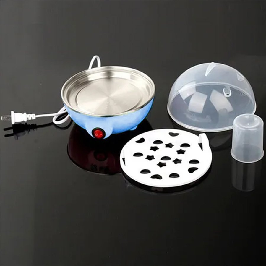 Cozedor Eletrico A Vapor Ovos Egg Cooker Cor:azul — imagem 4