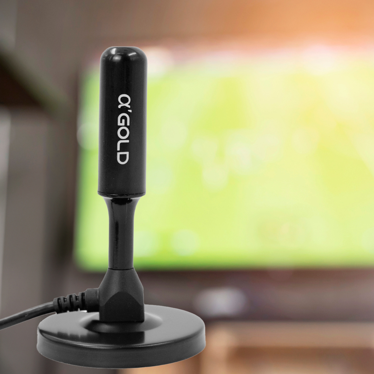 Antena Interna Tv Digital Amplificada Hdtv Cb20 Agold — imagem 2