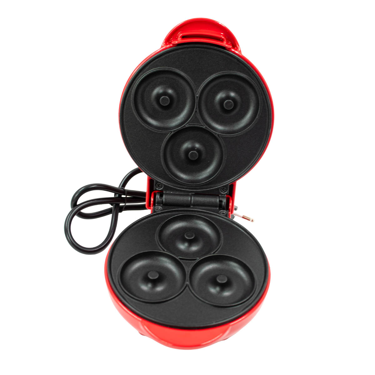Mini Maquina Forma Elétrica Retro Rosquinhas Cor:vermelho — imagem 5