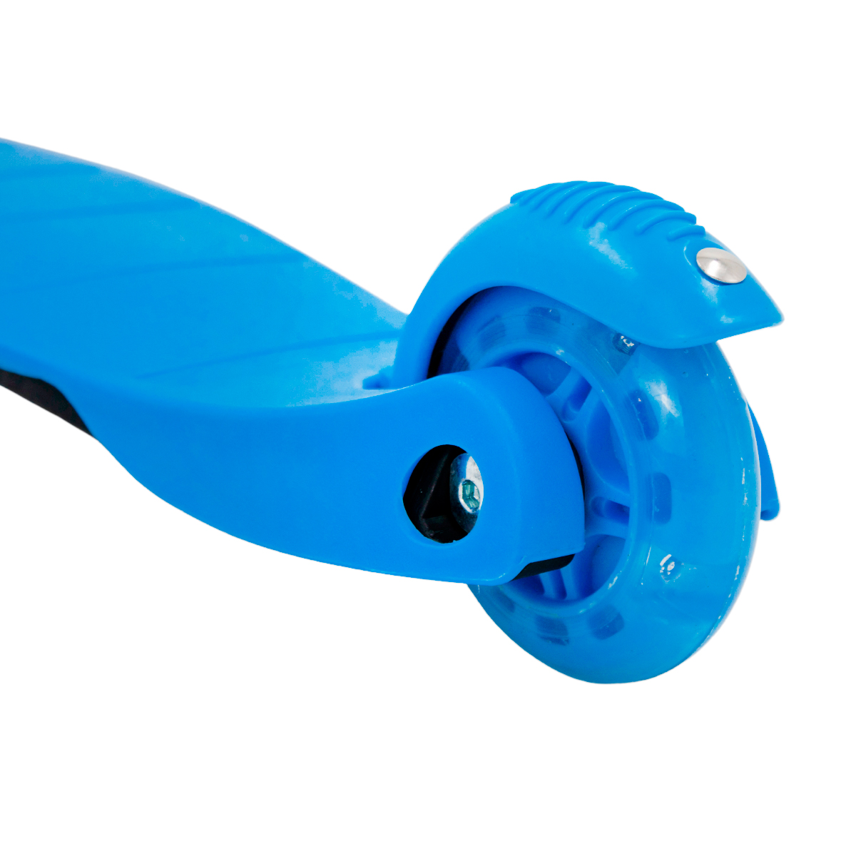 Patinete Regulável Infantil 3 Rodinhas Com Led Até 40kg Azul — imagem 5