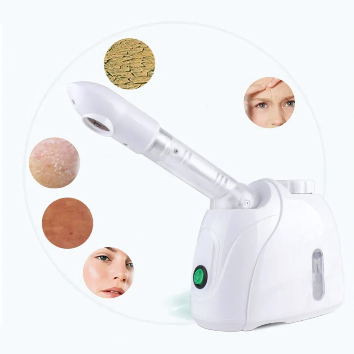 Vaporizador Facial Portátil Limpeza Skincare Voltagem:110v — imagem 3