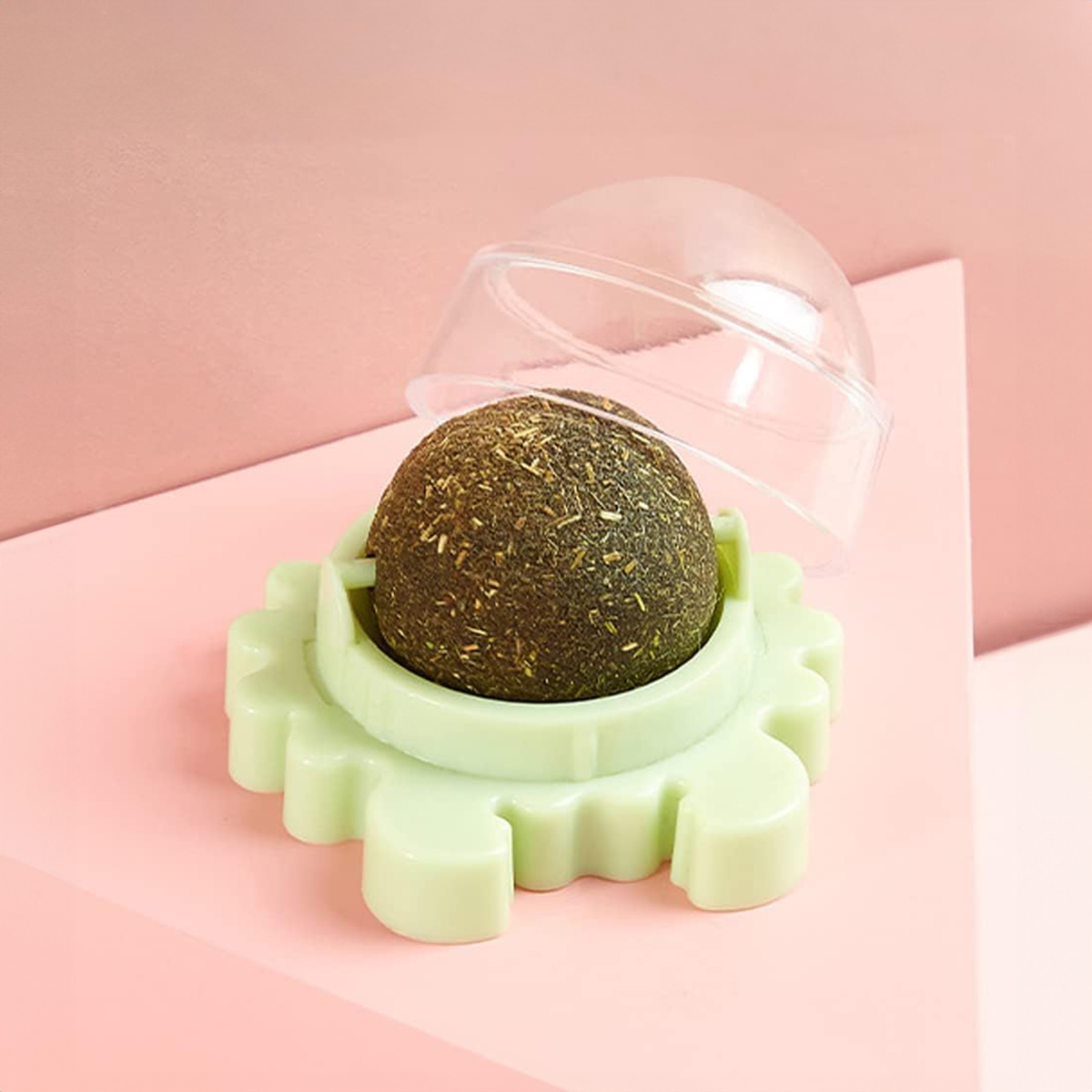 Bola Bolinha Catnip Brinquedo Relaxante Gatos Cor:verde — imagem 4