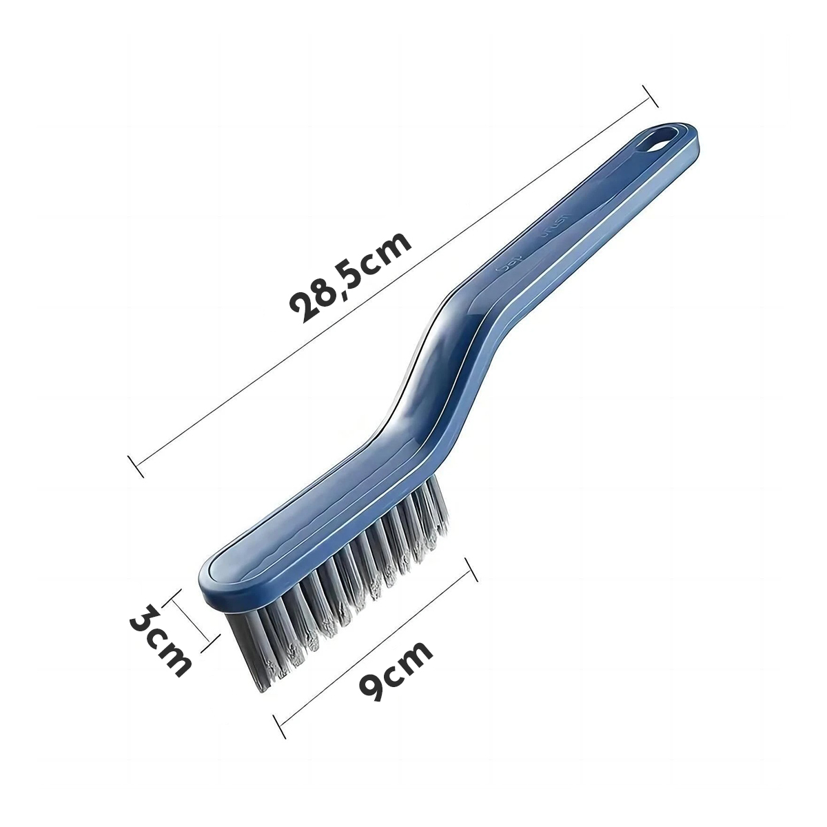 Escova Multiuso Limpeza Cantos Pinça 2 Em 1 Cor:azul — imagem 6
