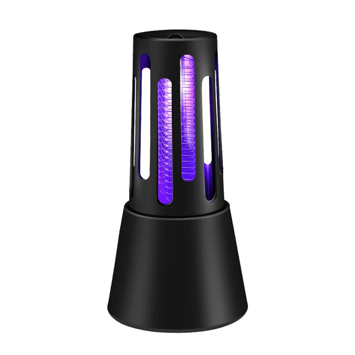 Abajour Armadilha Mata Mosquito Pernilongo Inseto Mosca Led Usb Cor:preto
