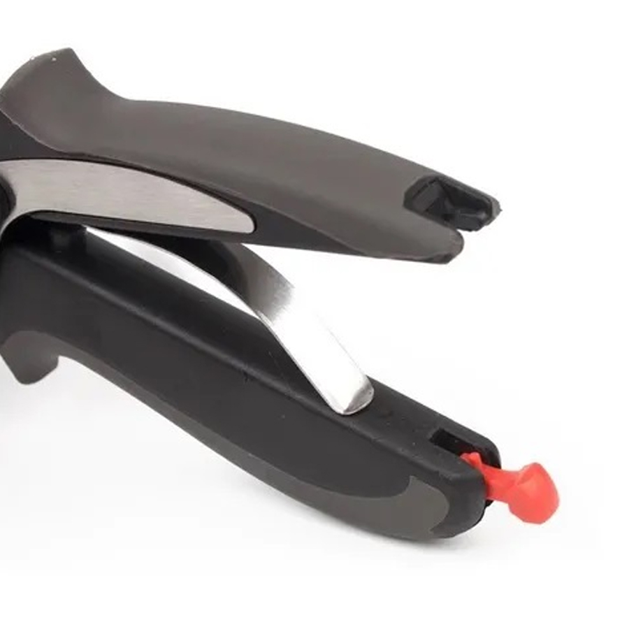 Tesoura Faca Cutelo Multiuso 2 Em 1 Clever Cutter Inox — imagem 2