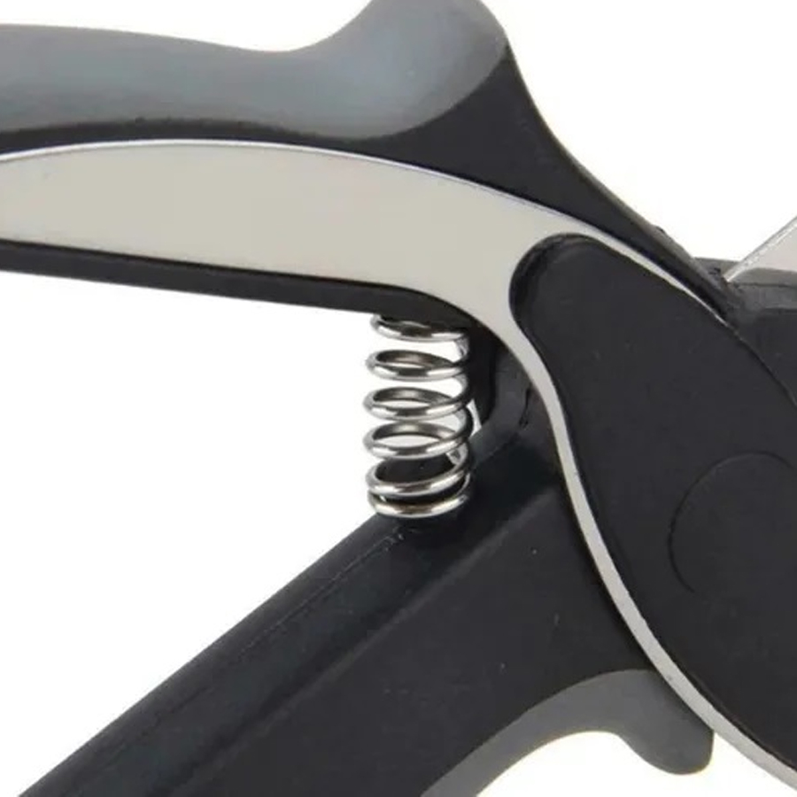 Tesoura Faca Cutelo Multiuso 2 Em 1 Clever Cutter Inox — imagem 3