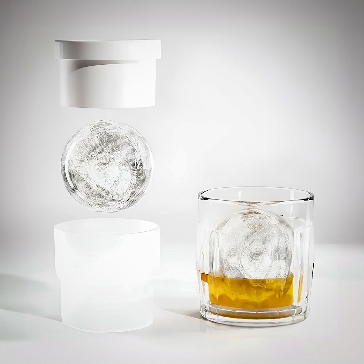 Forma De Gelo Redonda Esfera Grande Drink Whisky Bar — imagem 2