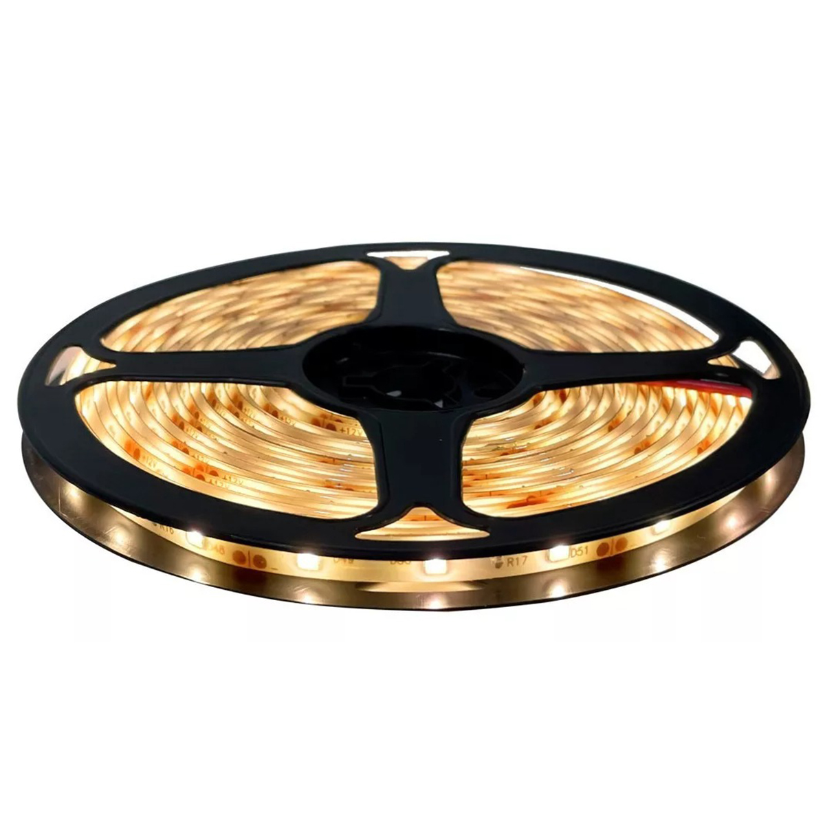 Fita Led Rolo 5m 300 Leds Silicone Cor:branco Quente