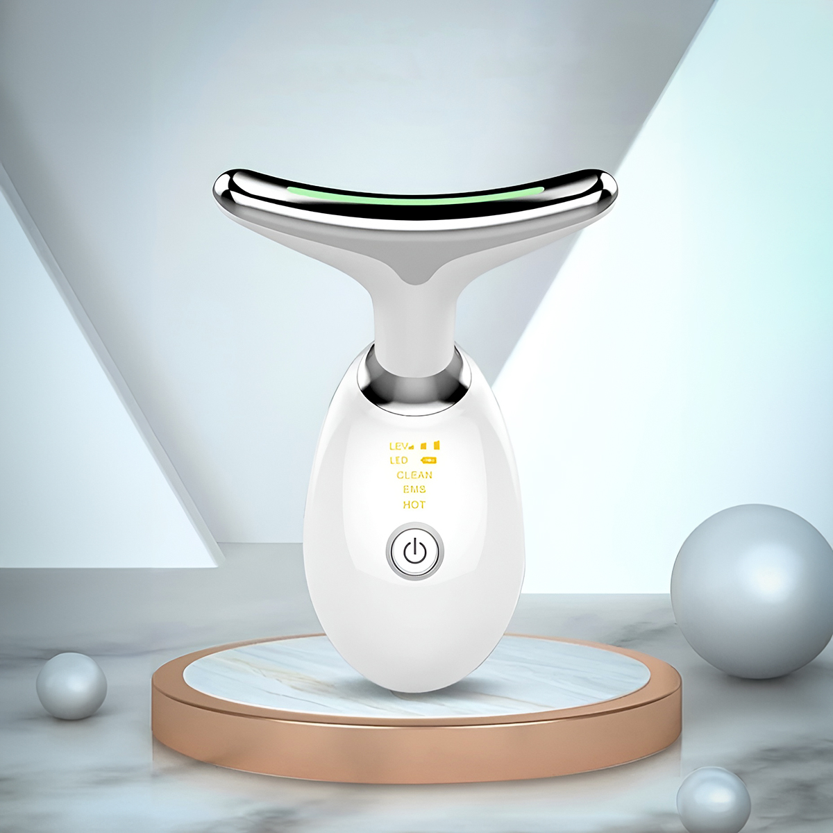 Massageador Facial Elétrico Pescoço Face Firmeza Usb Cor:preto — imagem 3