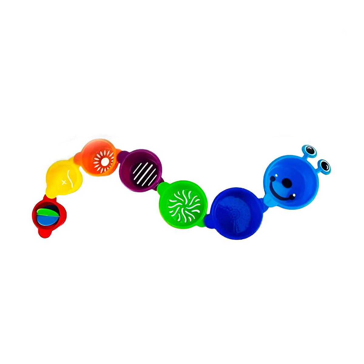 Brinquedo Infantil Empilha Copos 7 Peças Centopeia — imagem 3